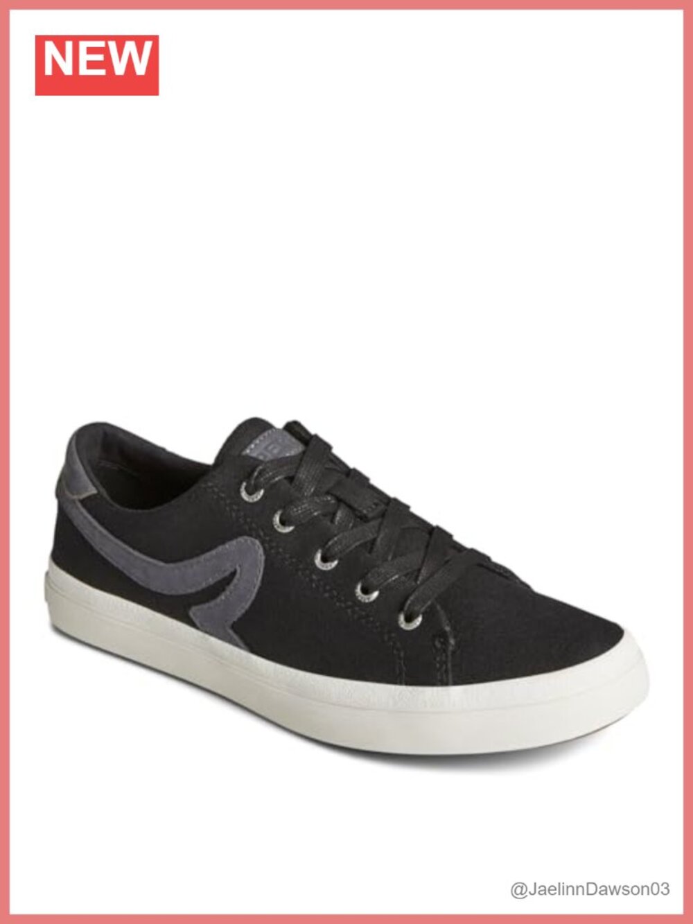 Recycled Cotton Lace-Up Boat Shoe Non-Marking